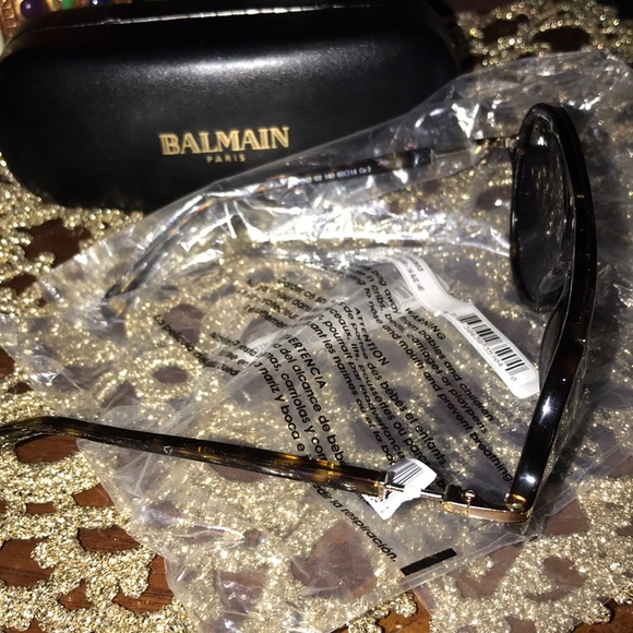 🔥BALMAIN 🔥AVIATORS 🔥SUNGLASSES 60 mm size - Picture 8 of 8